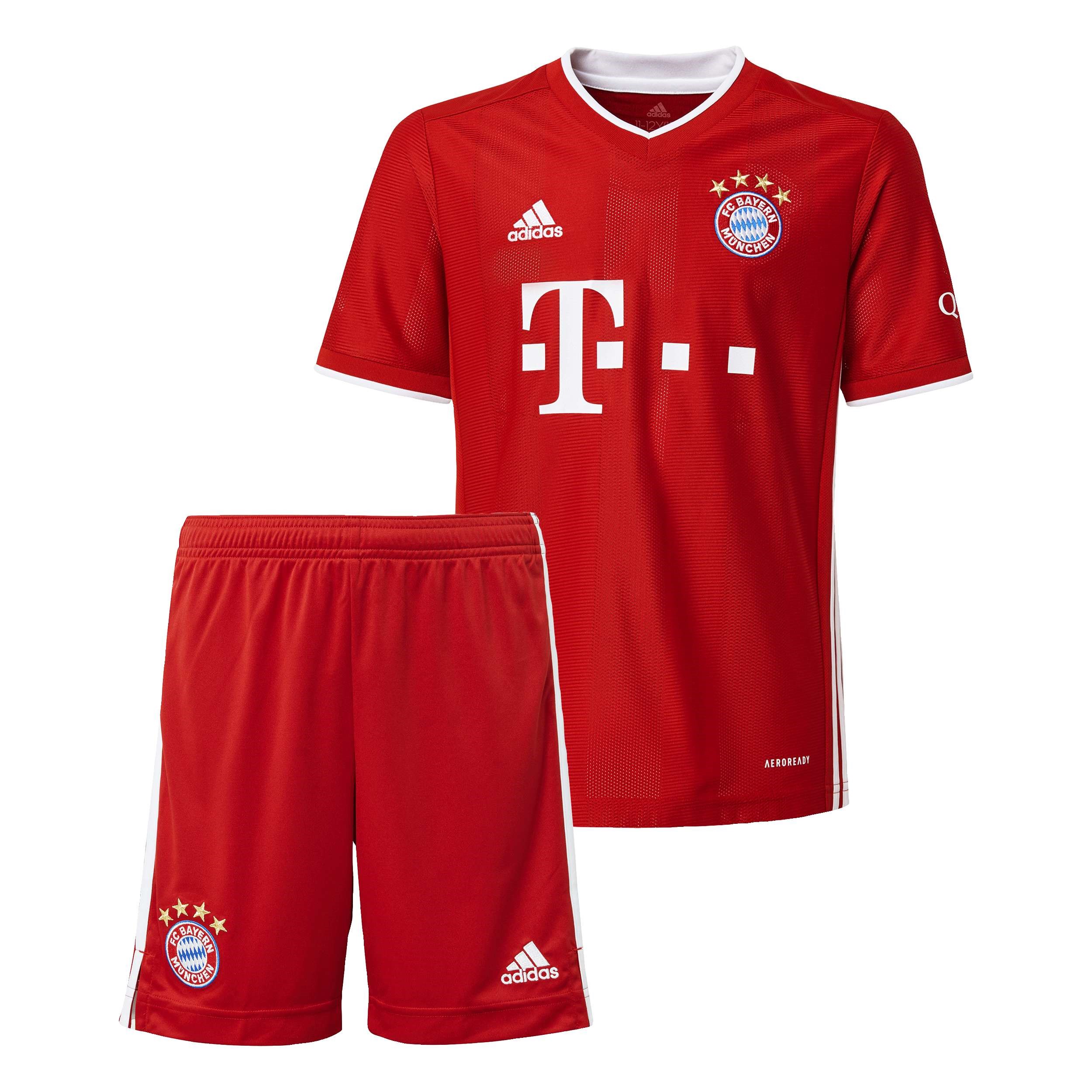 Camiseta Bayern Munich Replica Primera Ropa Niños 2020/21 Rojo